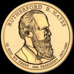 2011 $1 RUTHERFORD B. HAYES - P